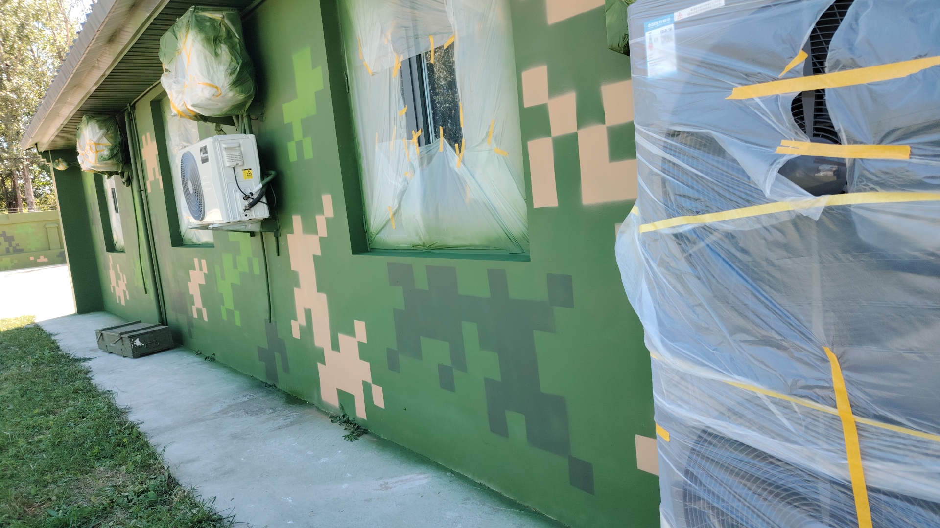 南通外墙迷彩漆施工多少钱 伪装迷彩漆  