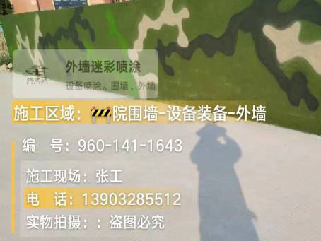 南通 迷彩漆喷涂价格（按平方米计费）